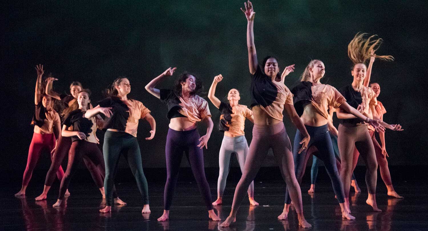 Dancers perform during the Summer Dance Conservatory