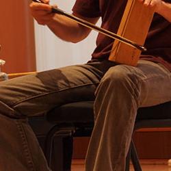 Greg Stuart's latest experimental music project combines field recordings from the Congareee National Park with percussions.