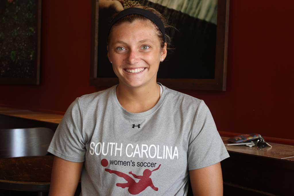Coryn Bajema came to the University of South Carolina to play soccer, but it was her talent off the field that has drawn the attention of the campus community lately. 