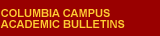 Columbia Campus Academic Bulletins
