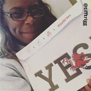 High school students from across the country that have received their acceptance letters to become the University of South Carolina Class of ’20