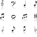 music notes