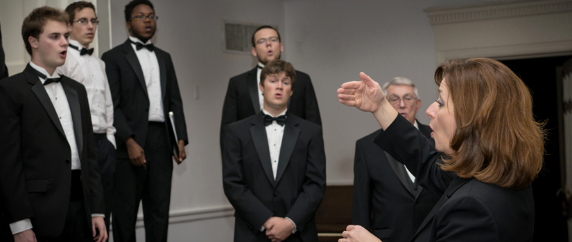 Men's Chorus with director