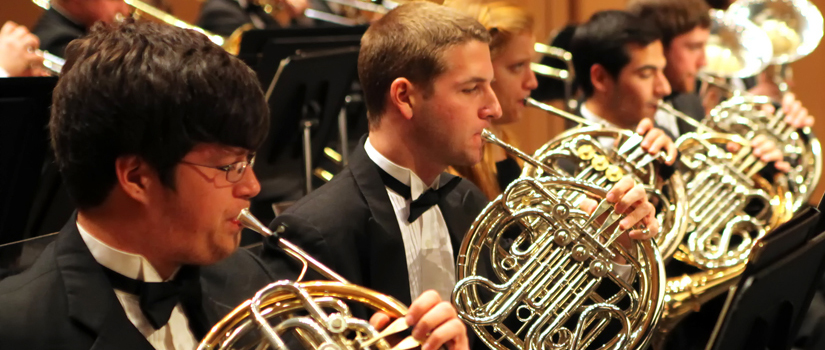 French horn students