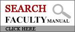 Search Policies and Faculty Manual