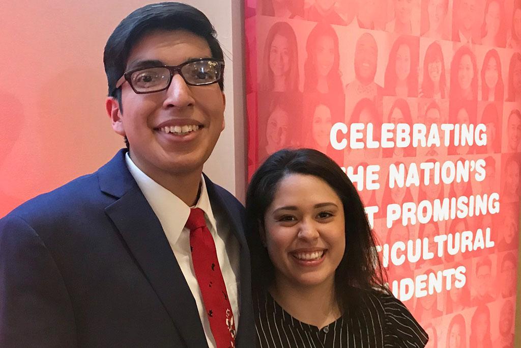 Public relations senior Vanessa Ruiz and advertising senior Pedro Bernardino were recognized as two of the 50 Most Promising Multicultural Students in the nation.