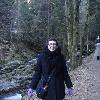 Heather Moorefield-Lang in the Black Forest in Germany, the setting for many Brother's Grimm stories.