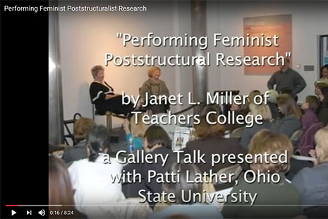 Janet L Miller Performing Feminist Poststructural Research