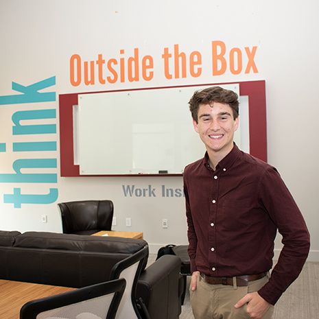 Kevin Gagnon in the think tank lab