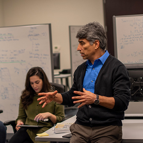 Dr. Valafar teaches grad students