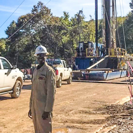 Image of alumnus Cedric Green in the field for Dominion Energy