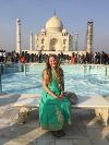 In Agra to see the Taj Mahal