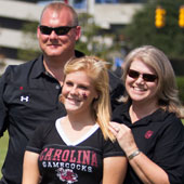 UofSC student and family