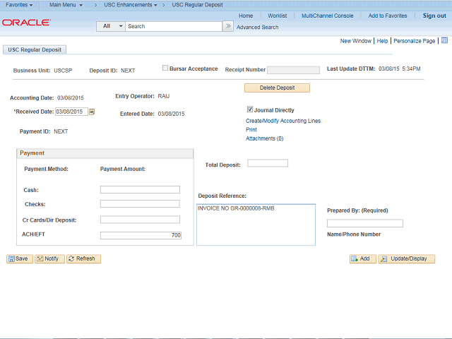 Screen image of this step
