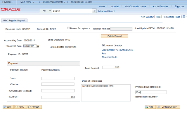 Screen image of this step