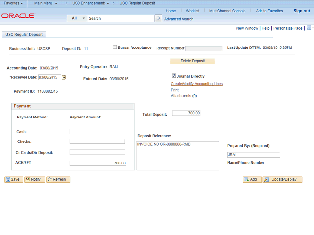 Screen image of this step