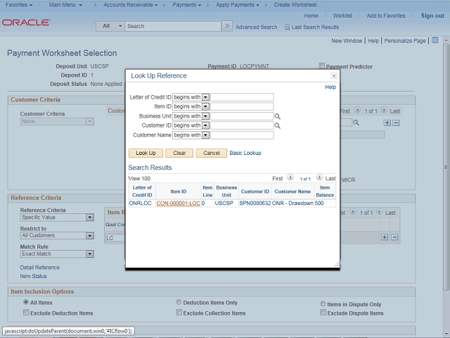 Screen image of this step