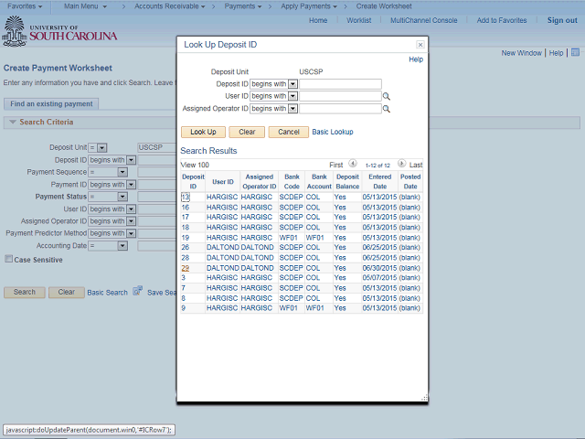Screen image of this step
