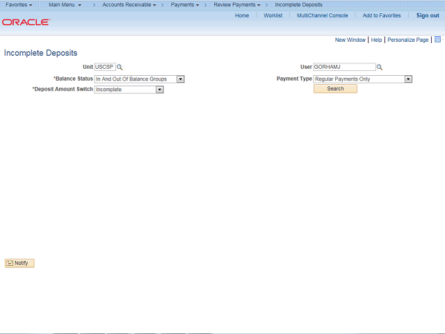 Screen image of this step