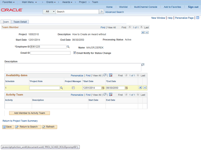 Screen image of this step