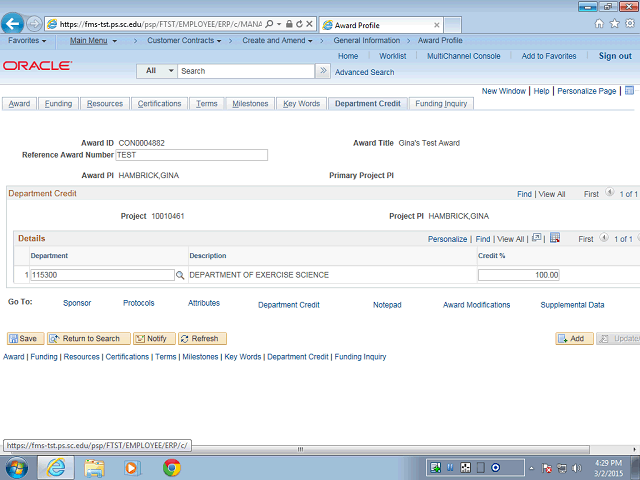 Screen image of this step