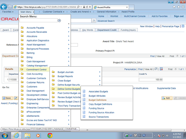 Screen image of this step