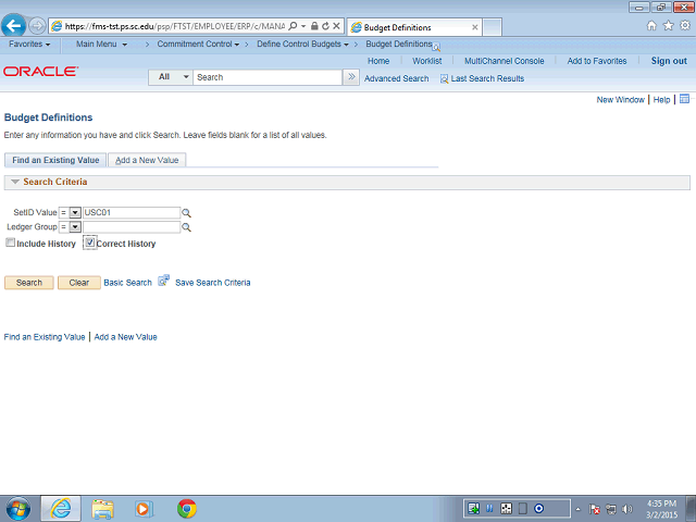 Screen image of this step