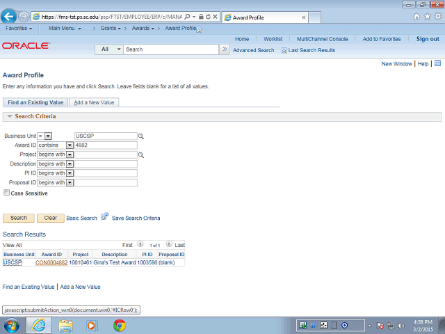 Screen image of this step