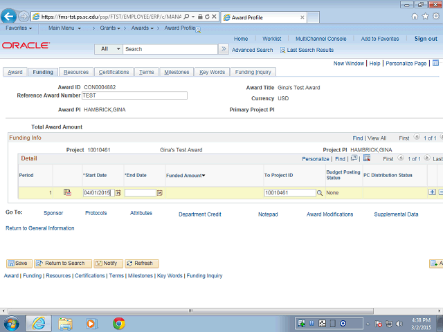 Screen image of this step