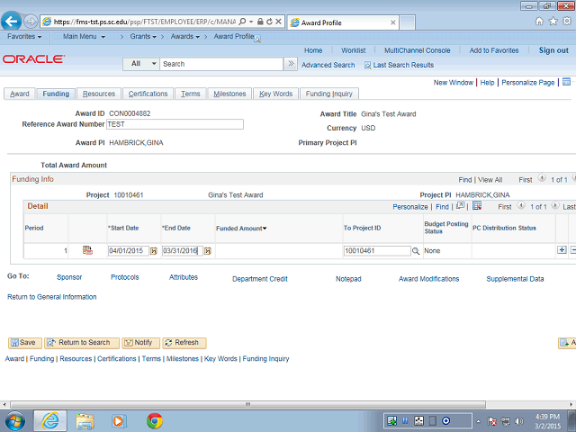 Screen image of this step