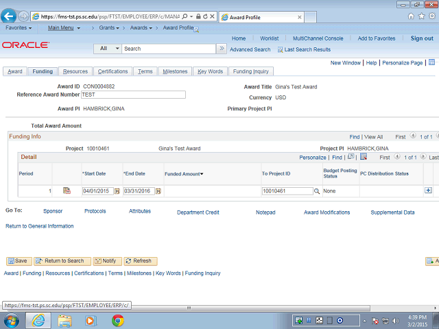 Screen image of this step