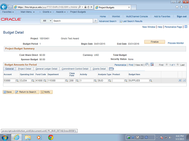 Screen image of this step