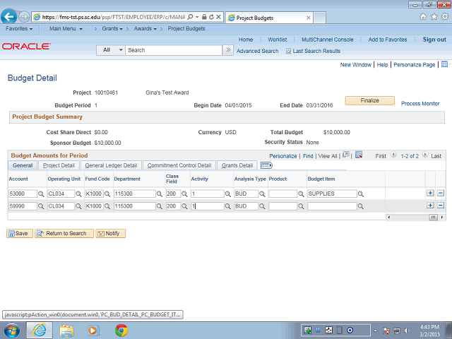 Screen image of this step