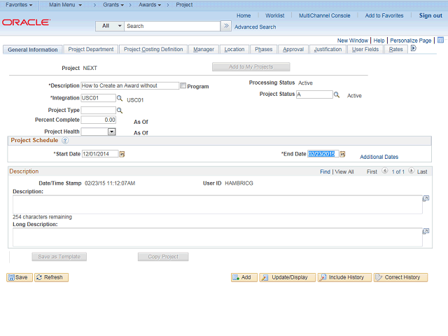 Screen image of this step
