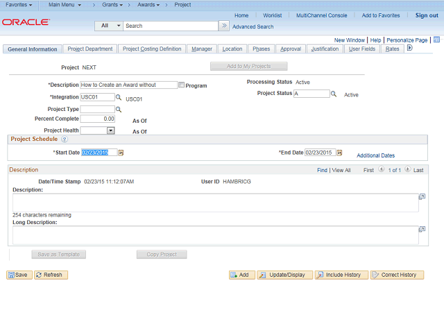 Screen image of this step