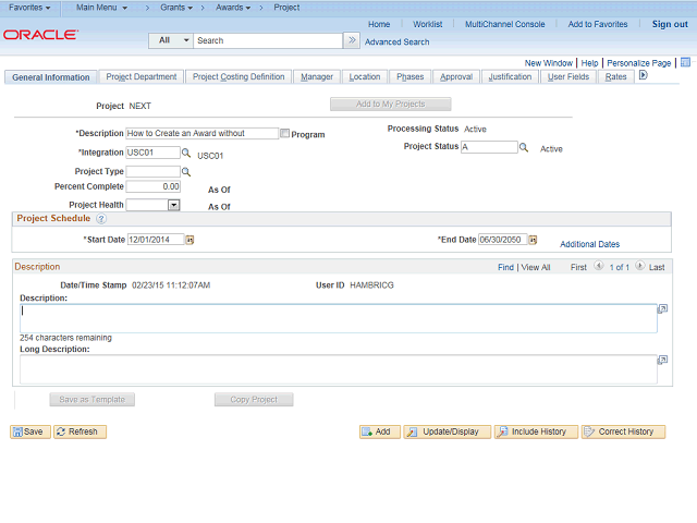 Screen image of this step