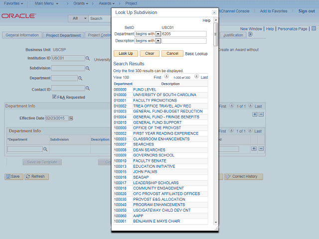 Screen image of this step