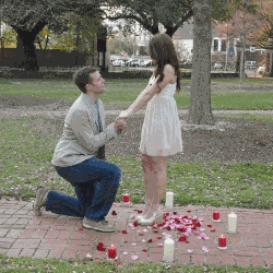 Will Harper chose to recreate their first date when he proposed to girlfriend Chelsea Woods.