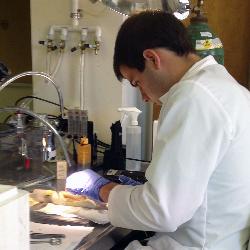 Nursing student Ben Thomas has a job as a critical care nurse waiting for him when he graduates in May. 