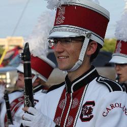 Freshman Jake Mann says performing in The Carolina Band keep him busy but is worth it. 