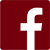 Garnet colored lower case letter "F". 