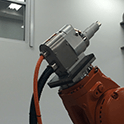 Close-up of tool head