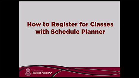 schedule planner video screenshot