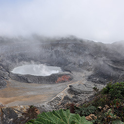 a volcanic lake
