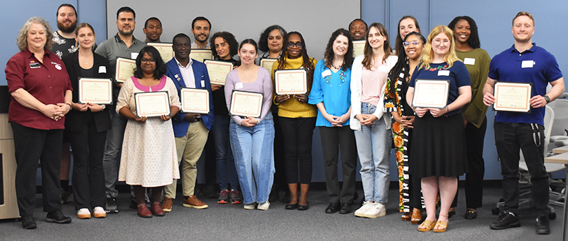 Group picture of 2025-2026 Preparing Future Faculty Awardees