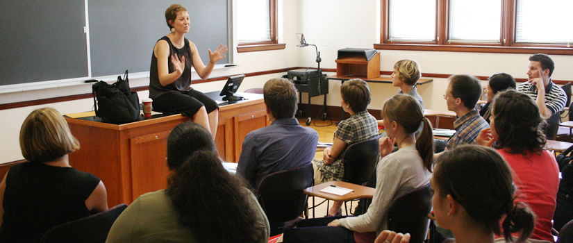 Female Professor in Class