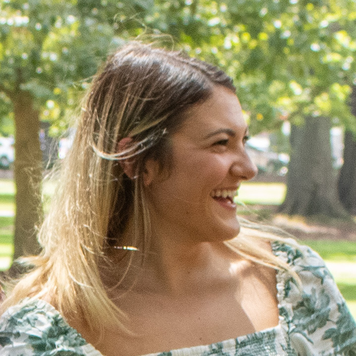 Candid headshot of a female student with an invisible disability.