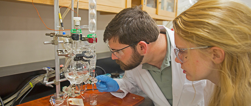 researchers working in a lab