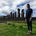Student at Easter Island, Chile