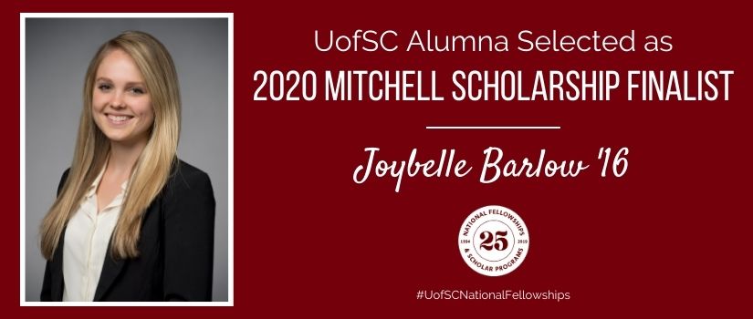 Joybelle Barlow Mitchell Scholarship Finalist